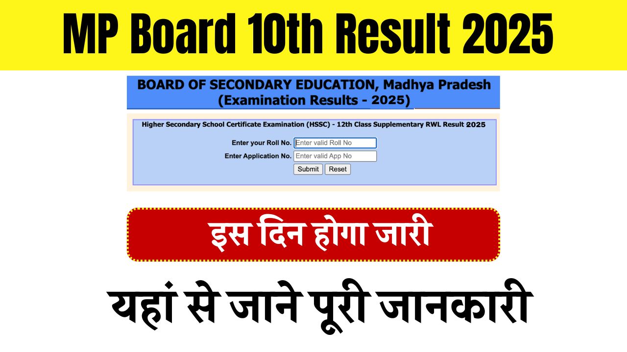 MPBSE 10th Result 2025